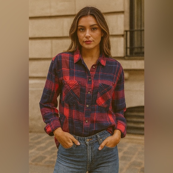BDG Tops - Urban Outfitters OU BDG flannel plaid shirt